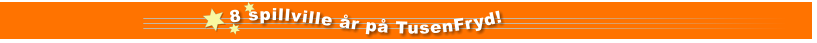 8 spillville år på TusenFryd!