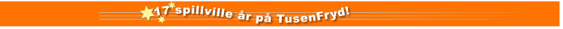 17 spillville år på TusenFryd!