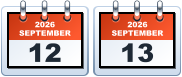2026 SEPTEMBER 13 2026 SEPTEMBER 12