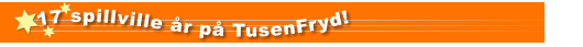 17 spillville år på TusenFryd!